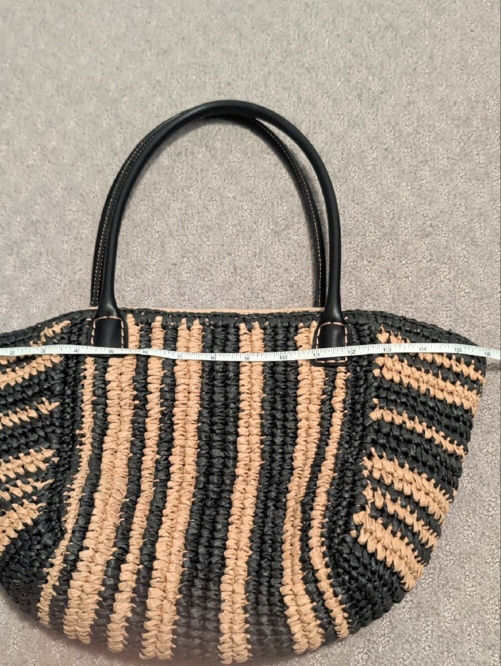 Madewell Hande Woven Straw Tote Bag - Picture 5 of 10